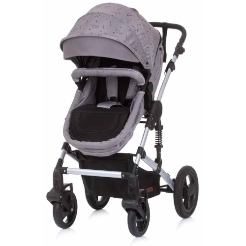 Бебешка стилна и удобна комбинирана количка 2в1 Камеа Графит  - 4