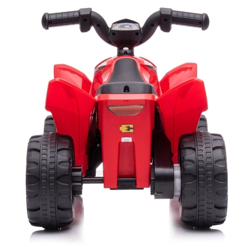 Детско червено акумулаторно бъги с красив дизайн Honda ATV  - 5