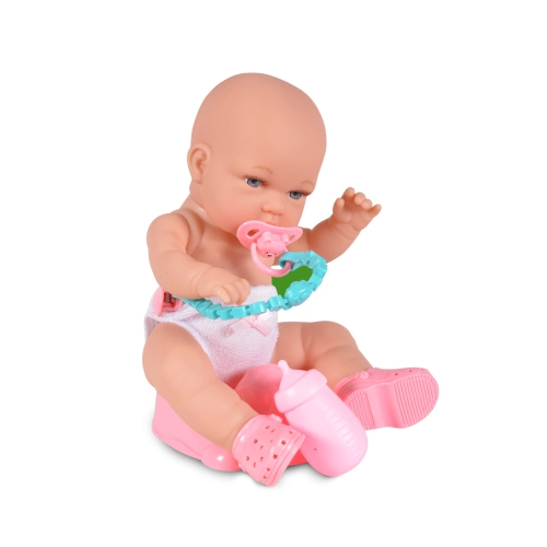 Детска кукла 31cm с розова вана 8658  - 5