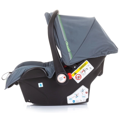 Бебешко столче за кола с адаптор Misty 0-13 kg Графит | PAT29220
