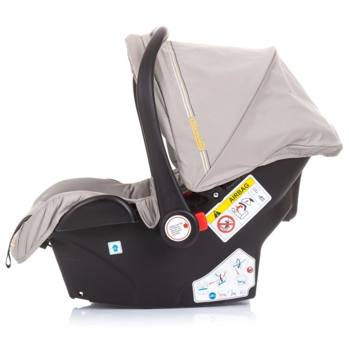 Бебешко столче за кола с адаптор Misty 0-13 kg Пясък | PAT29221