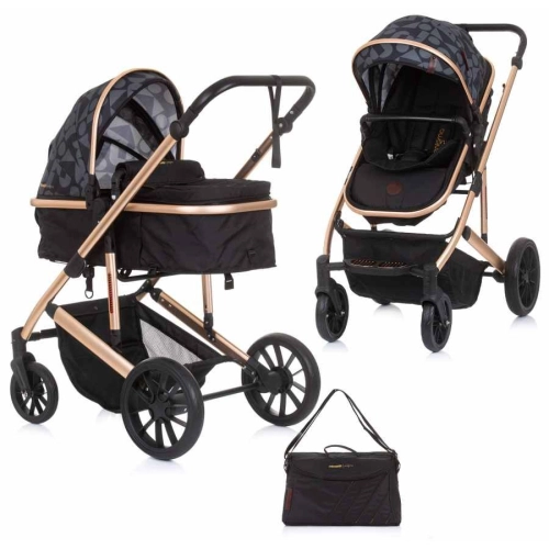 Удобна комбинирана бебешка количка 2в1 Енигма Абанос | PAT29224