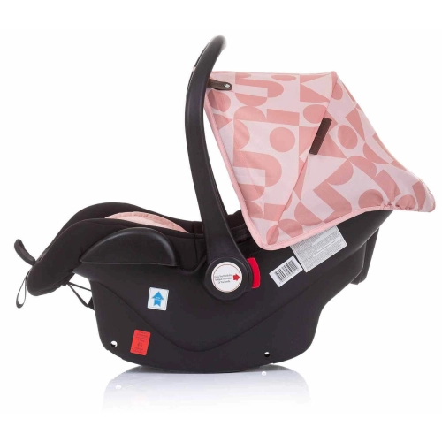 Бебешки стол за кола с адаптор Енигма Розова вода | PAT29265