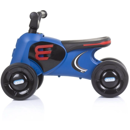 Детска синя кола за яздене с мелодии и светлини Moto | PAT29310