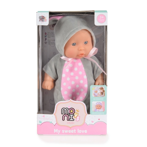 Детска реалистична кукла 20cm Bunny Grey  | PAT29332