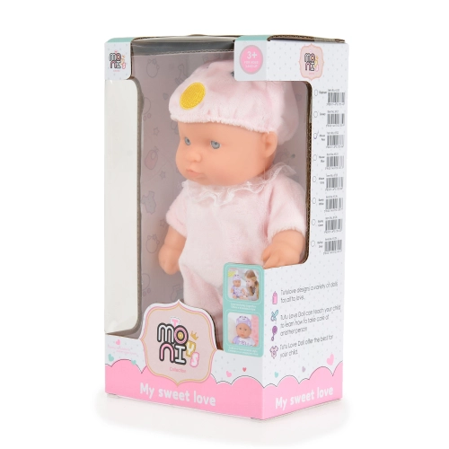 Детска реалистична кукла 20cm Mouse pink | PAT29334