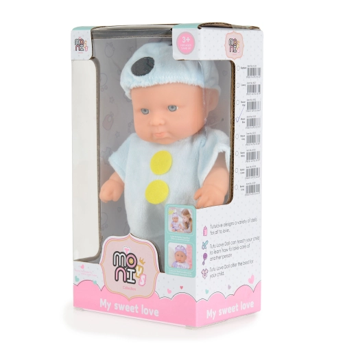 Детска реалистична кукла 20cm Mouse Blue  - 2