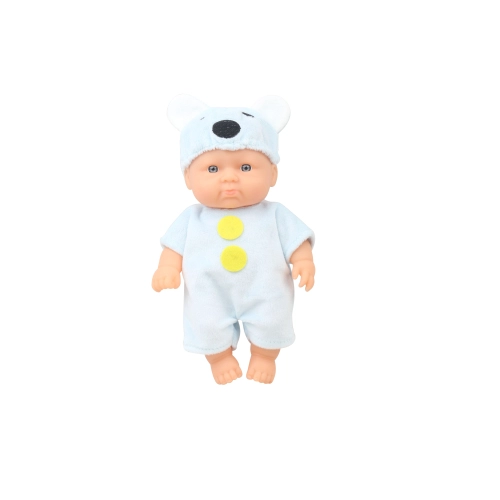 Детска реалистична кукла 20cm Mouse Blue  - 3