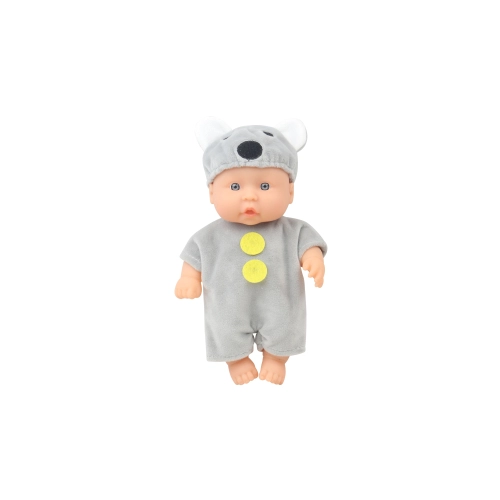 Детска реалистична кукла 20cm Mouse Grey  - 3