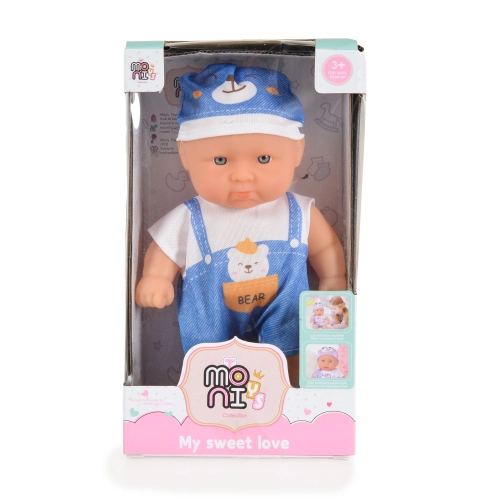 Детска реалистична кукла с дрехи 20cm Canary  - 1
