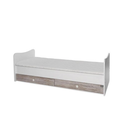 Детско дървено легло MiniMAX 190/72 Цвят Бяло/Арт New | PAT29346