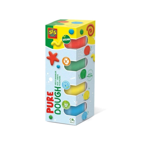Детски мек пластелин Pure (4x90гр) | PAT29677