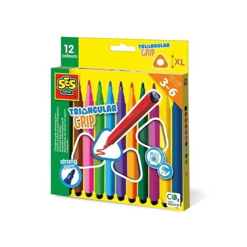 Детски триъгълни химикалки за оцветяване | PAT29717