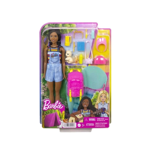 Детски комплект за игра Barbie На къмпинг: кукла Бруклин | PAT29799