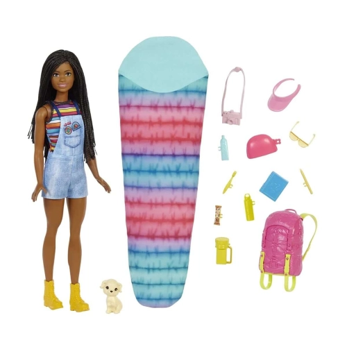 Детски комплект за игра Barbie На къмпинг: кукла Бруклин | PAT29799