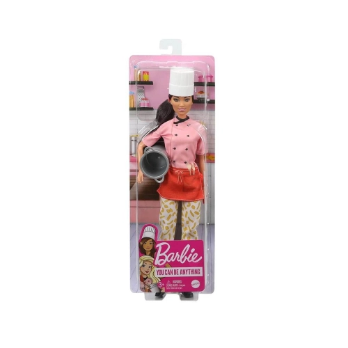 Детска кукла Barbie С професия готвач Брюнетка | PAT29803