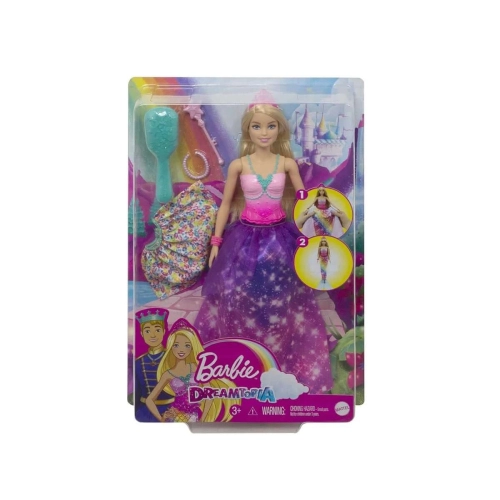 Кукла Barbie Дриймтопия:2в1,с трансформация принцеса/русалка | PAT29811
