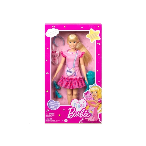 Детска руса кукла с котенце Моята първа Barbie | PAT29819