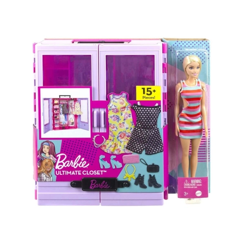 Детски комплект за игра Гардероб с включена кукла Barbie | PAT29824