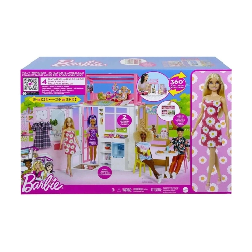 Детски комплект ваканционна къща с кукла Barbie | PAT29959