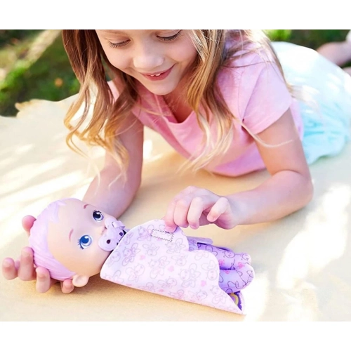 Детска кукла Бебе пеперудка с лилава коса My Garden Baby | PAT29982