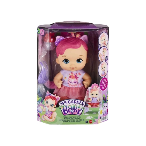 Детска кукла коте с розова коса и аксесоари My Garden Baby | PAT29987