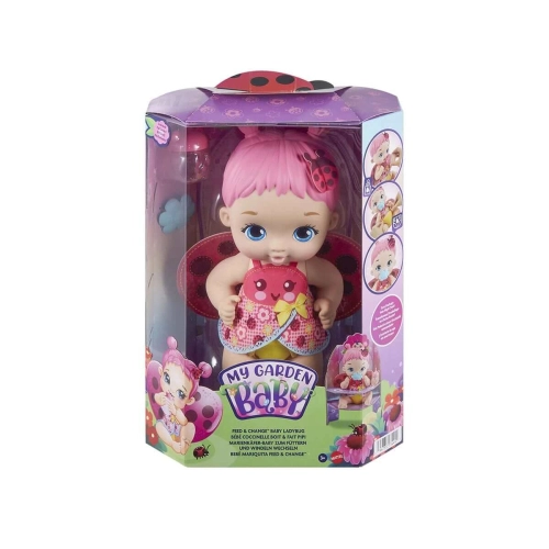 Детска кукла Бебе калинка с розова коса My Garden Baby | PAT29989