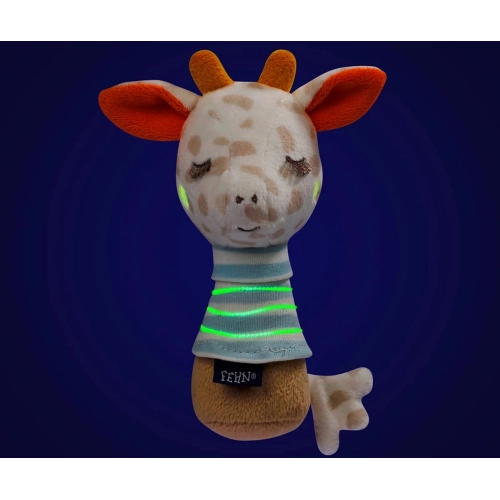 Бебешка светеща мека дрънкалка жирафче Good Night | PAT30047
