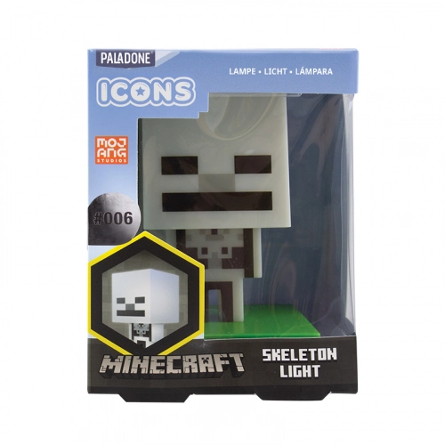 Детска лиценз лампа Minecraft Skeleton Icon | PAT30070
