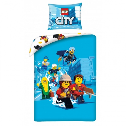 LEGO City Blue детски спален комплект | PAT30086