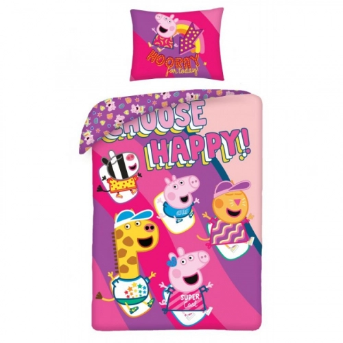 Peppa Pig Happy детски спален комплект  | PAT30088