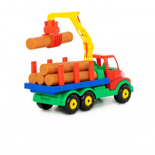 Детска играчка Камион с дървени трупи | PAT30207
