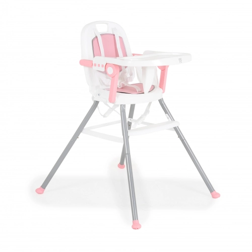 Детски розов стол за хранене 3в1 Amaretti | PAT30238