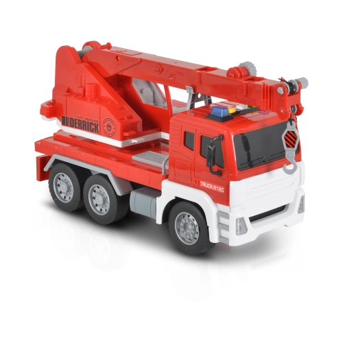 Детска играчка Червен камион с кран 1:12  | PAT30320