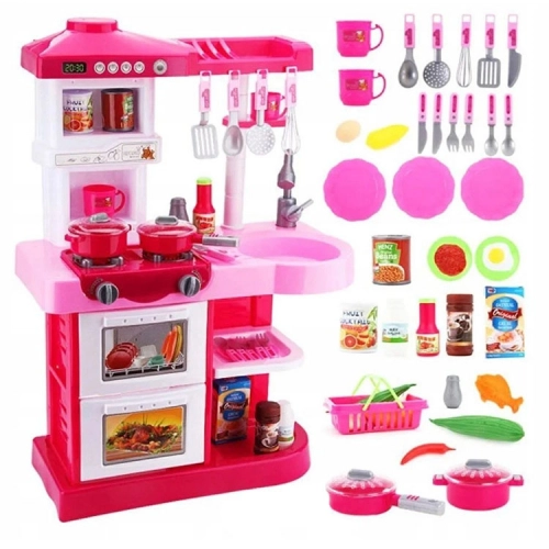 Детска розова кухня с вода | PAT30627