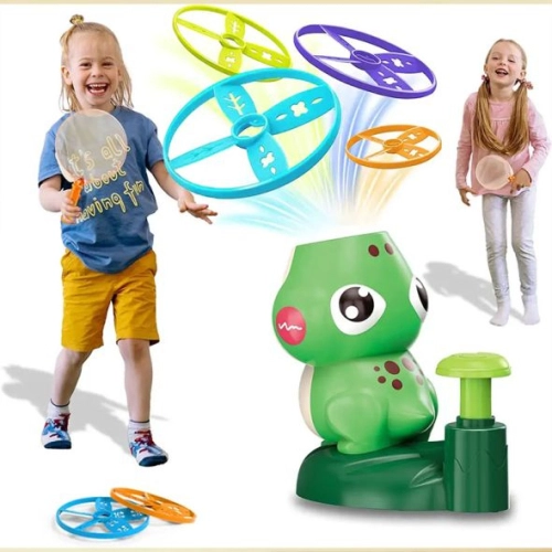 Детска игра Зелена жаба изстрелваща дискове | PAT30675