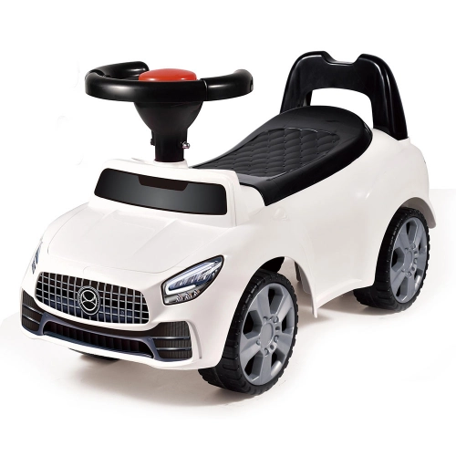 Детски бял кракомобил с удобна седалка и багажник | PAT30683