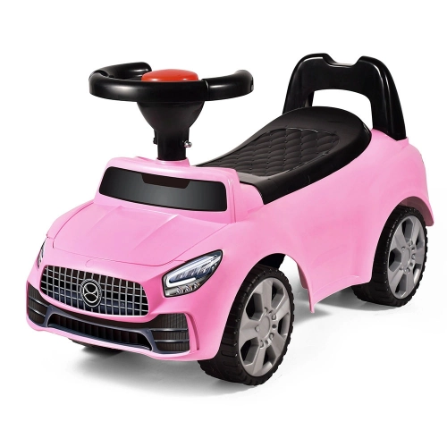 Детски розов кракомобил с удобна седалка и багажник | PAT30684