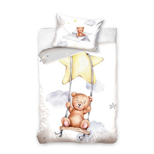 Бебешки спален комплект Мече Люлка на звезда | PAT30936