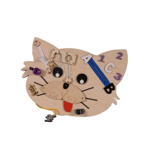 Детска монтесори дървена дъска Cat | PAT30960