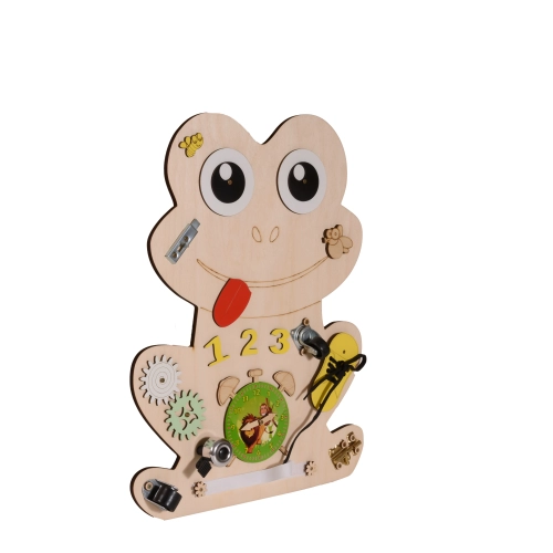 Детска монтесори дървена дъска Frog | PAT30962