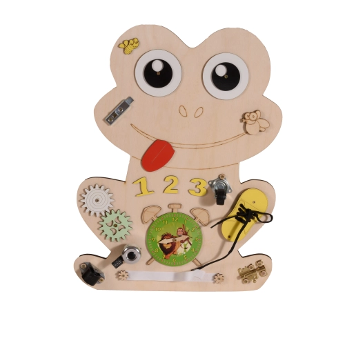 Детска монтесори дървена дъска Frog | PAT30962