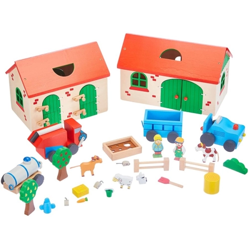 Детски комплект за игра Моята ферма с 2 сгради | PAT30967