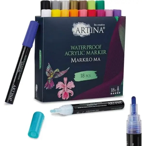 Хоби комплект акрилни писалки Artina 18 бр. | PAT30991