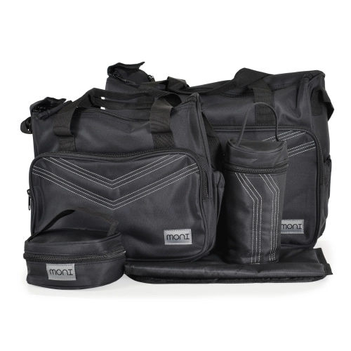 Комплект черни чанти за бебешки аксесоари Stella | PAT30996