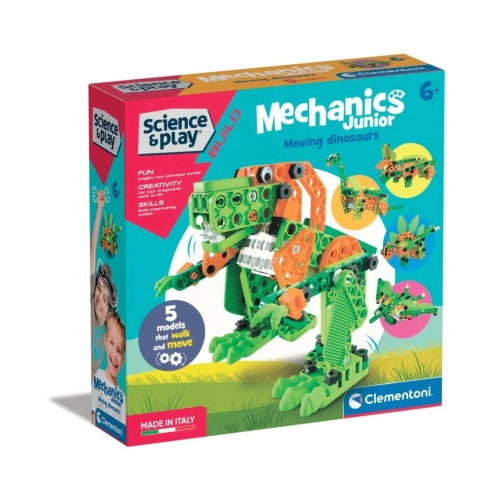 Детски конструктор Science Play Mechanics Junior Динозаври   - 1