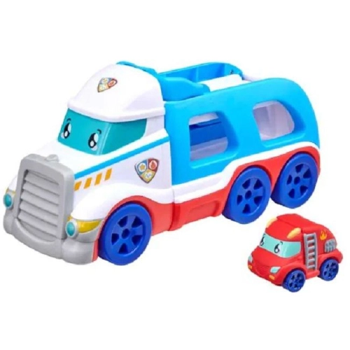 Детски игрален комплект Автовоз с мека кола Tumblers | PAT31339