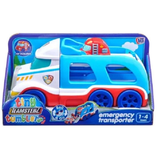 Детски игрален комплект Автовоз с мека кола Tumblers | PAT31339