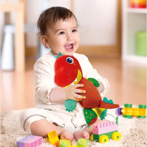 Детска играчка Плюшен музикален Динозавър Baby   - 5