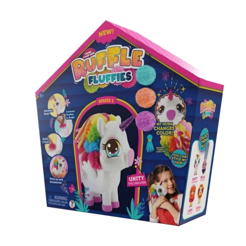 Детска играчка Еднорог за украсяване Ruffle Fluffies  | PAT31360